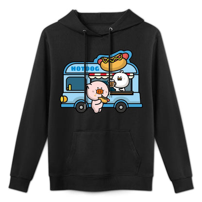 IPBR 250g Hooded Pocket Sweatshirt Front GraphicMen's Hooded  Sweatshirt4000048
