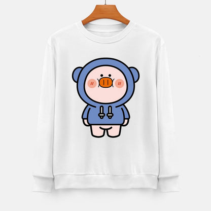 Front Patterned Long Sleeve TopMinimalist High-Quality