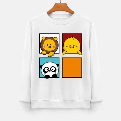 Front Patterned Long Sleeve TopPremium Soft