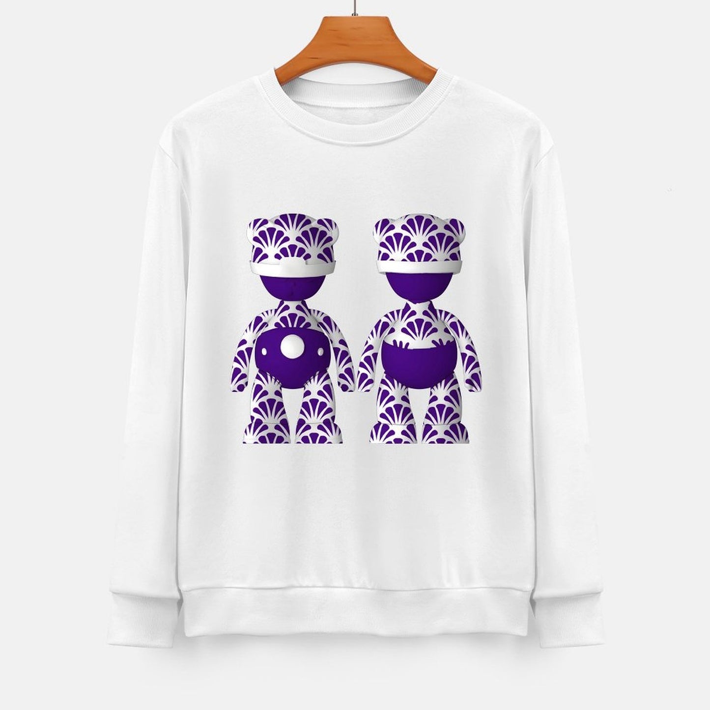 Long Sleeve With Front PatternPlain Everyday