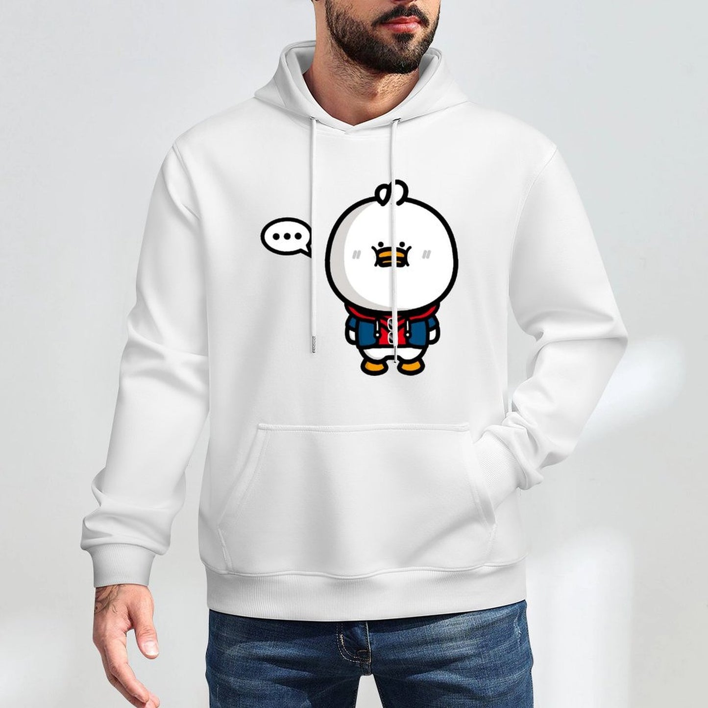 Oversized Signature Front Graphic Hoodies