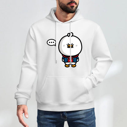 Oversized Signature Front Graphic Hoodies