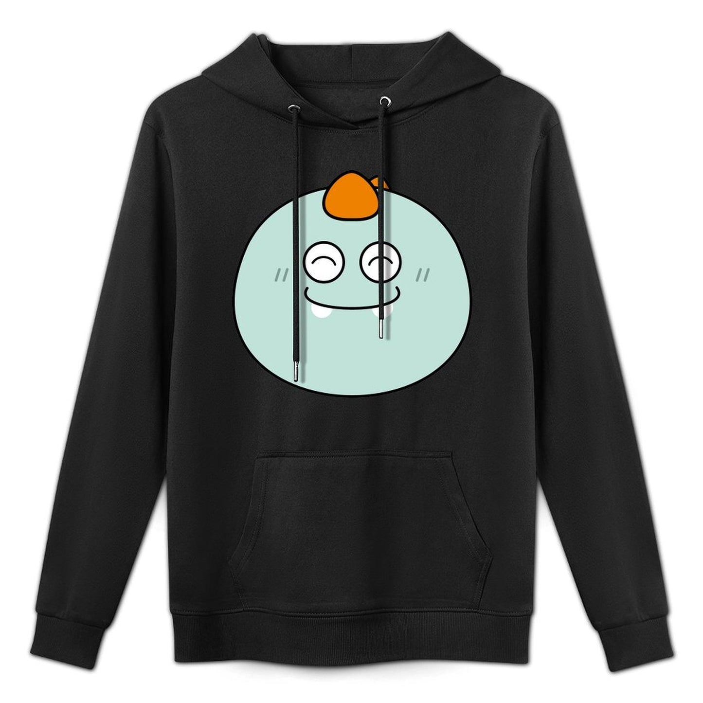 Plain Fitted Front Graphic Hoodies