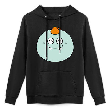 Plain Fitted Front Graphic Hoodies