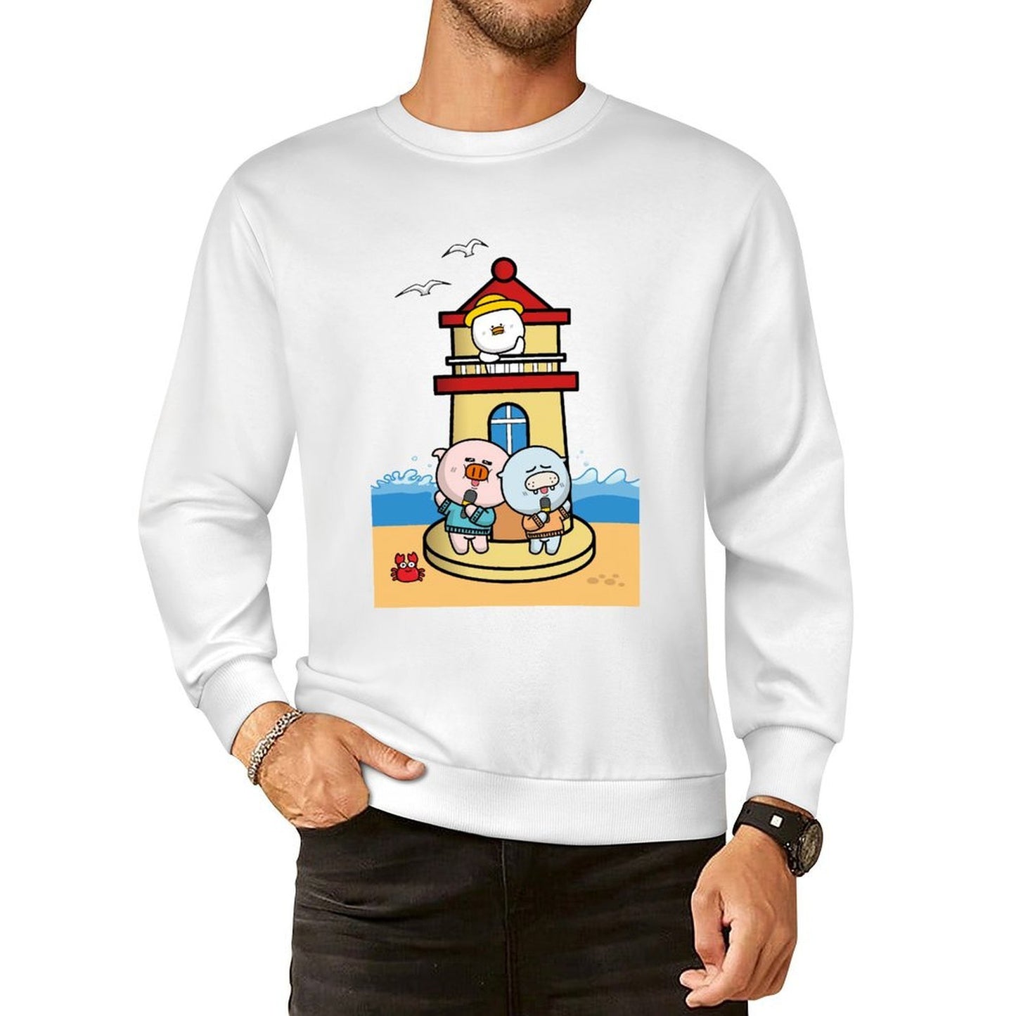 Front Patterned Long Sleeve Top StreetLine ActiveLine