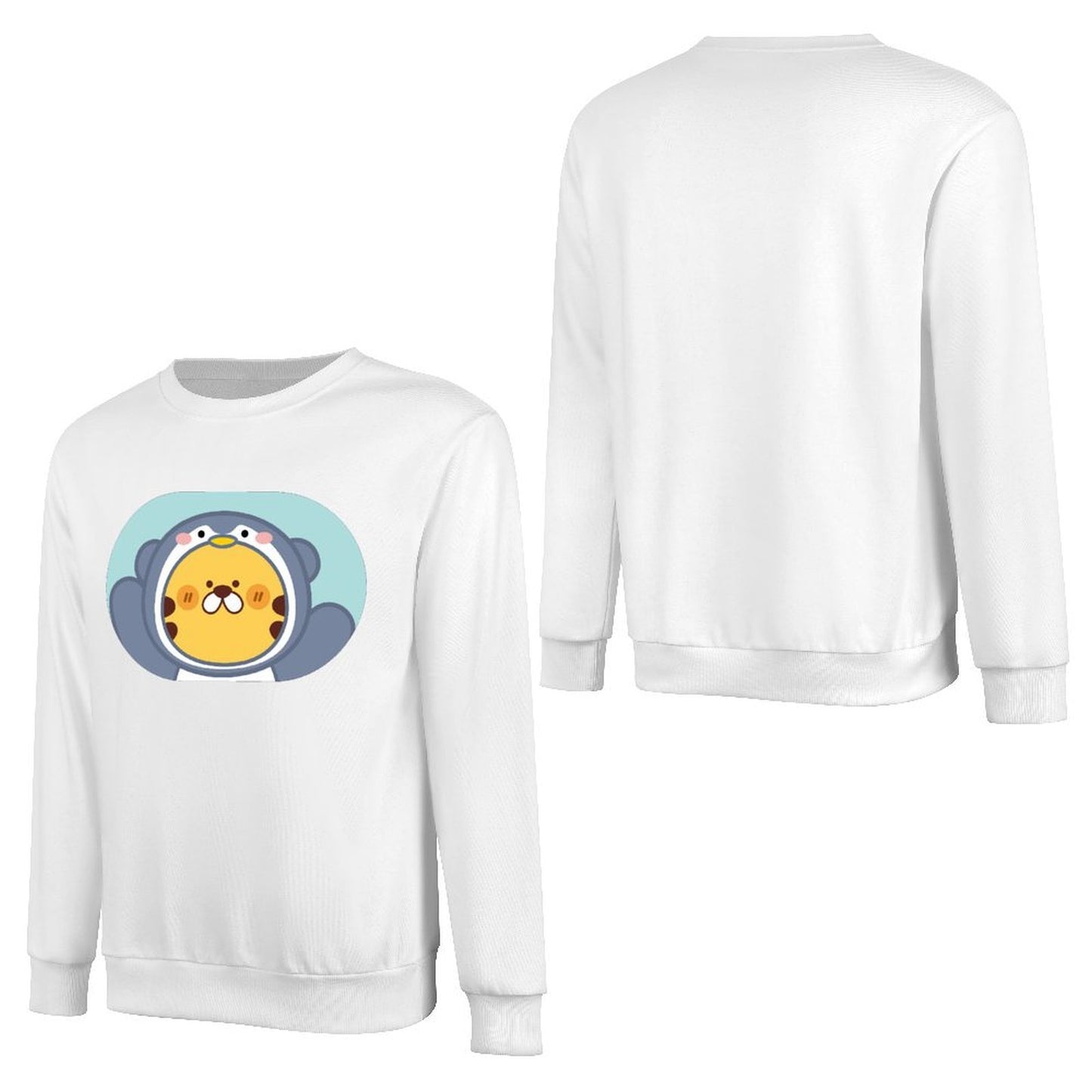 Front Patterned Long Sleeve TopActiveLine Solid