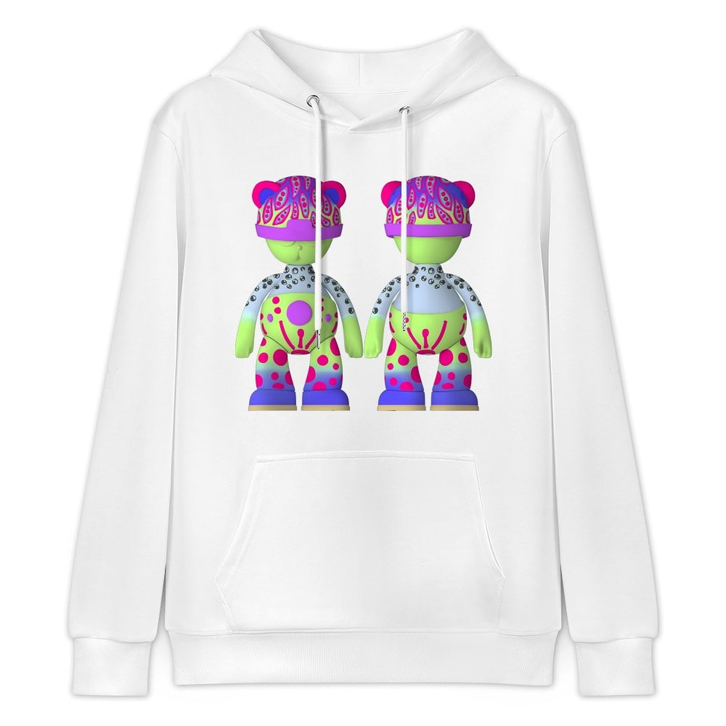 Hoodie Front Pattern Simple