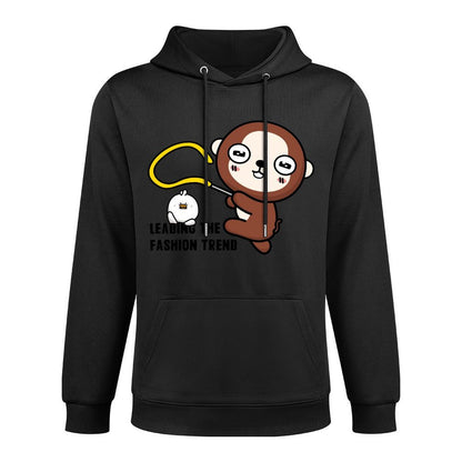 Front Graphic HoodiesClassicStyle Crew Neck