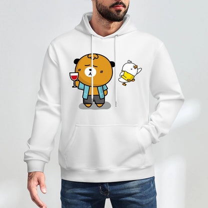 Durable TrueFit Front Graphic Hoodies