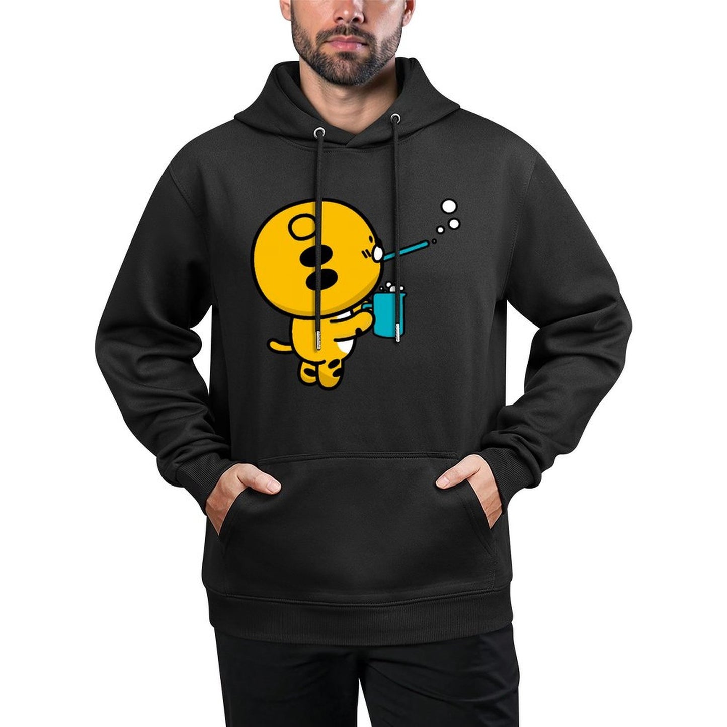 IPBR 250g Hooded Pocket Sweatshirt Front GraphicMen's Hooded  Sweatshirt4000528