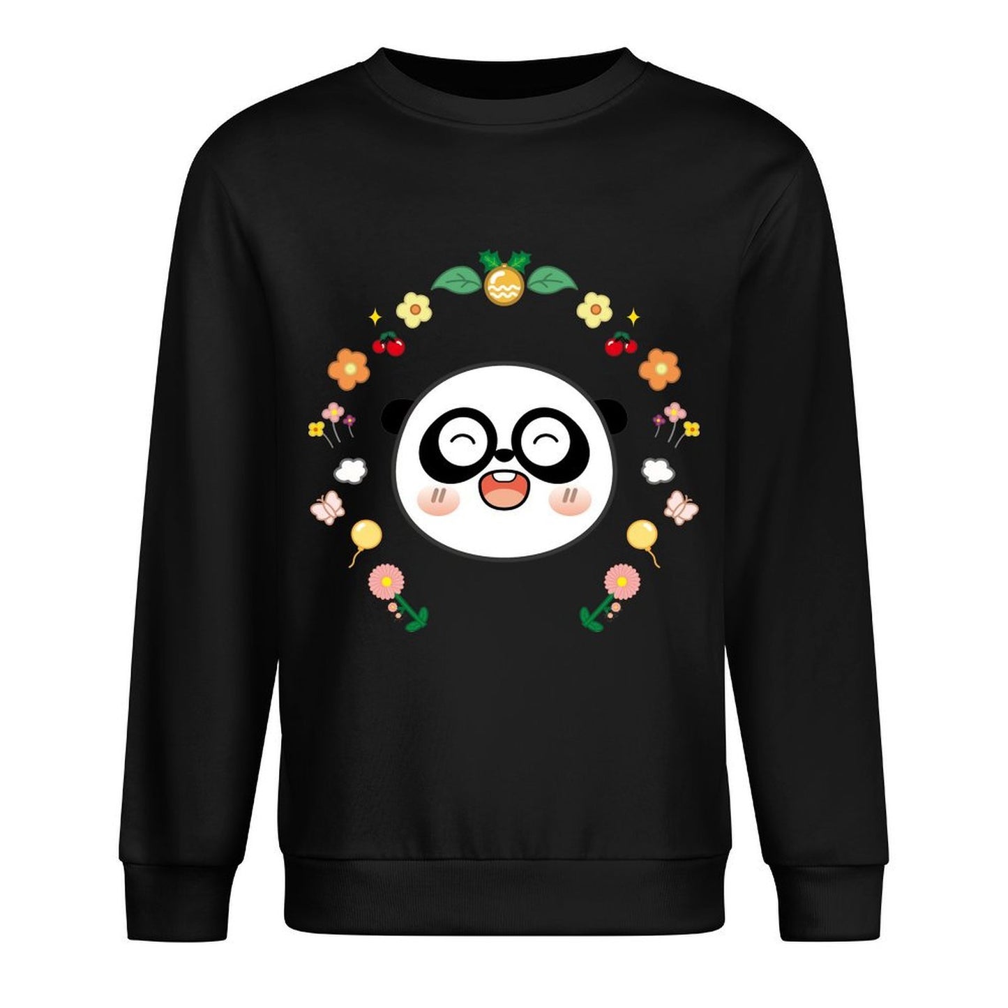 Front Patterned Long Sleeve TopLogo-Ready Neutral