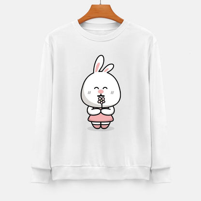 Front Patterned Long Sleeve TopCleanCut LooseFit