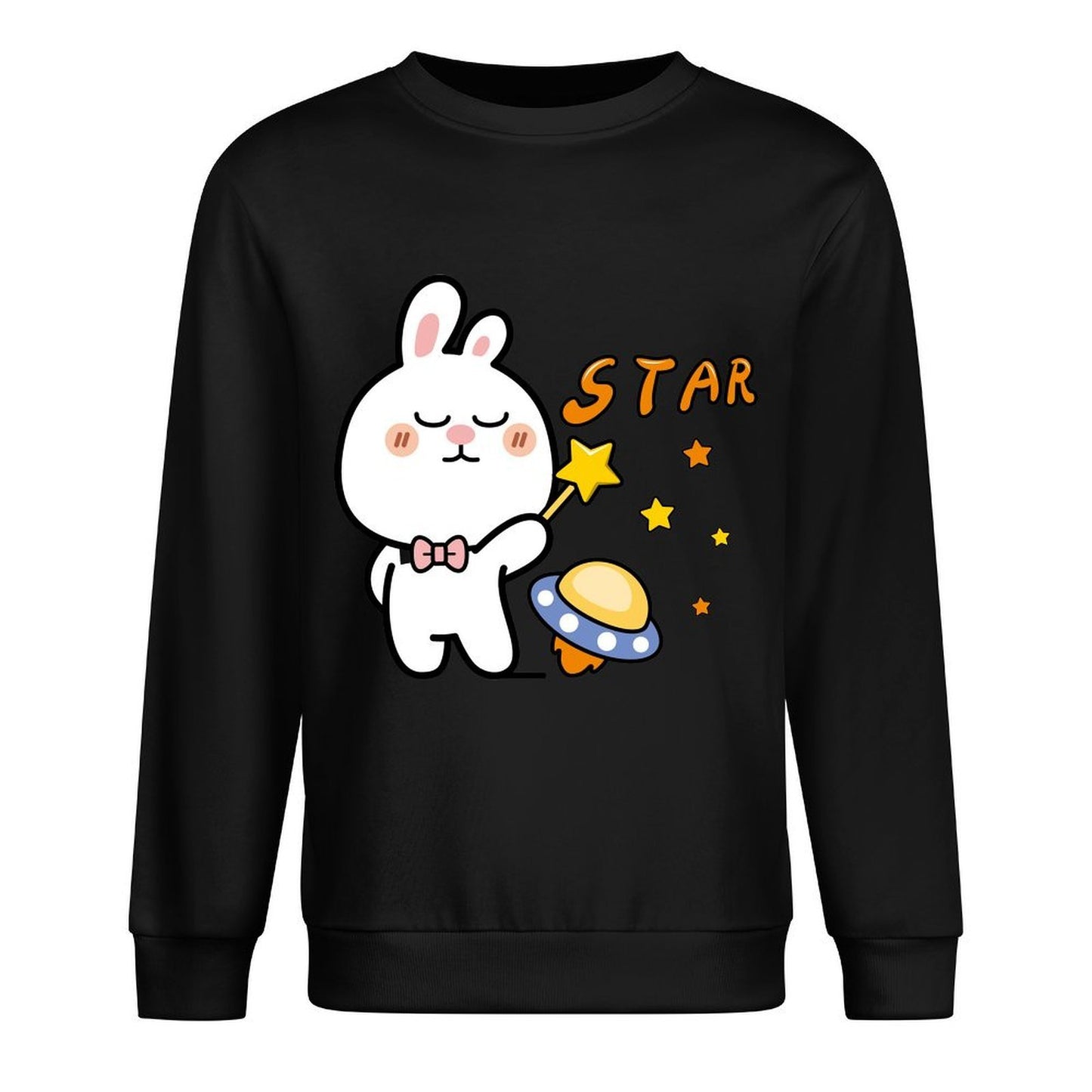 Front Patterned Long Sleeve TopClean AllSeason