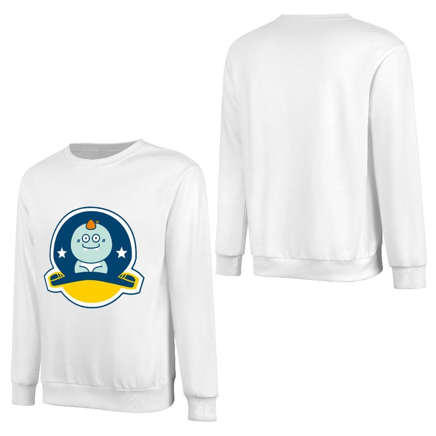 Front Patterned Long Sleeve TopStandard Bold