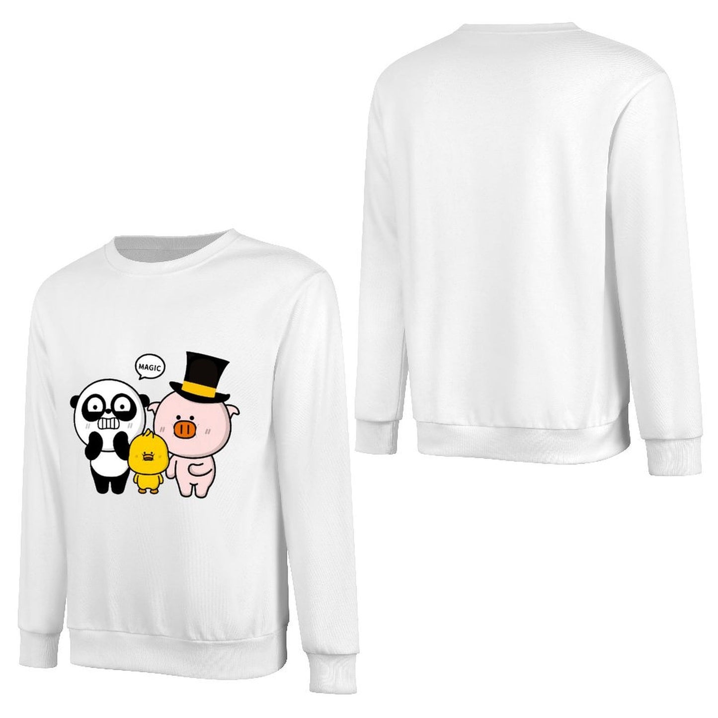 Front Patterned Long Sleeve TopHeritage Clean