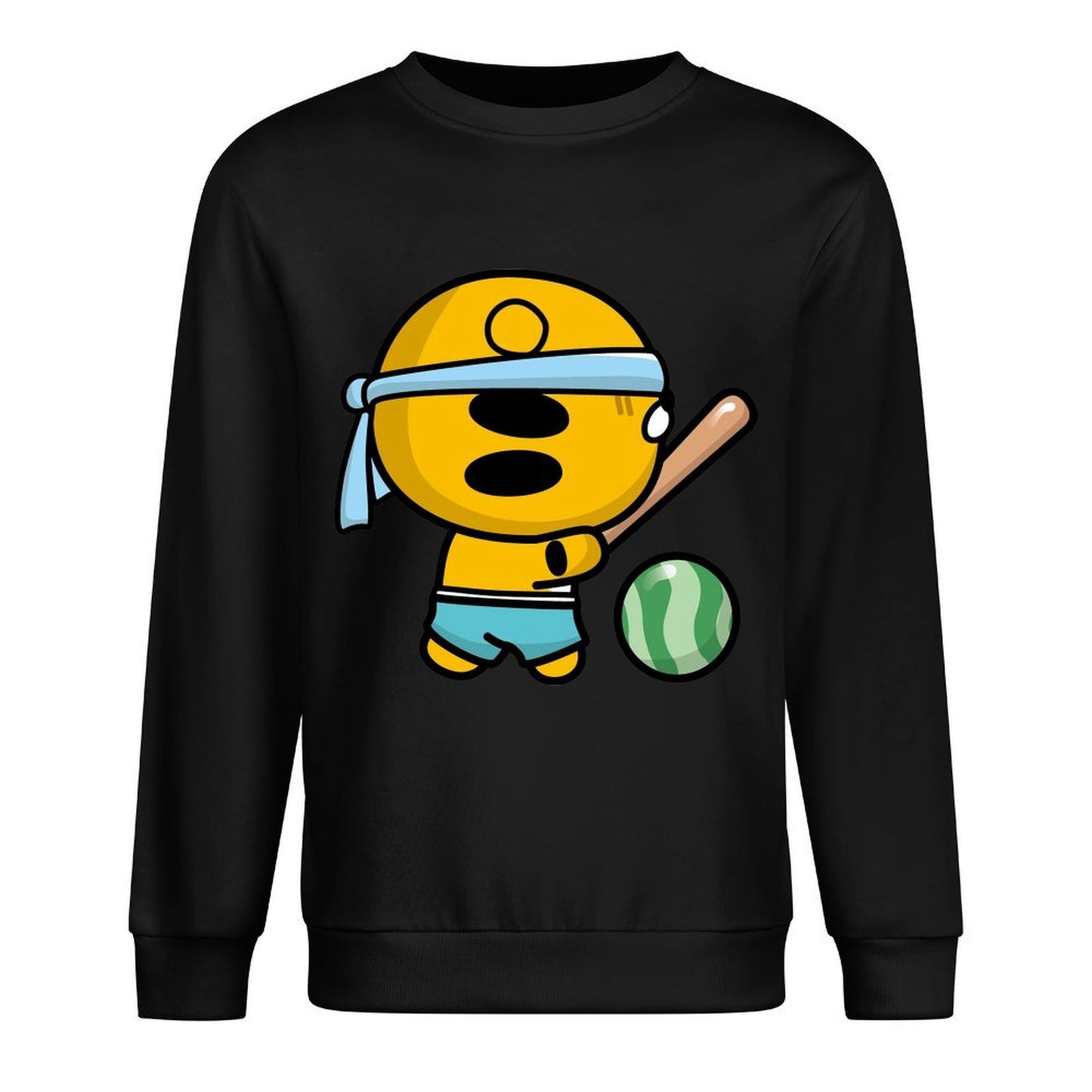 Front Patterned Long Sleeve TopOversized CoreLine