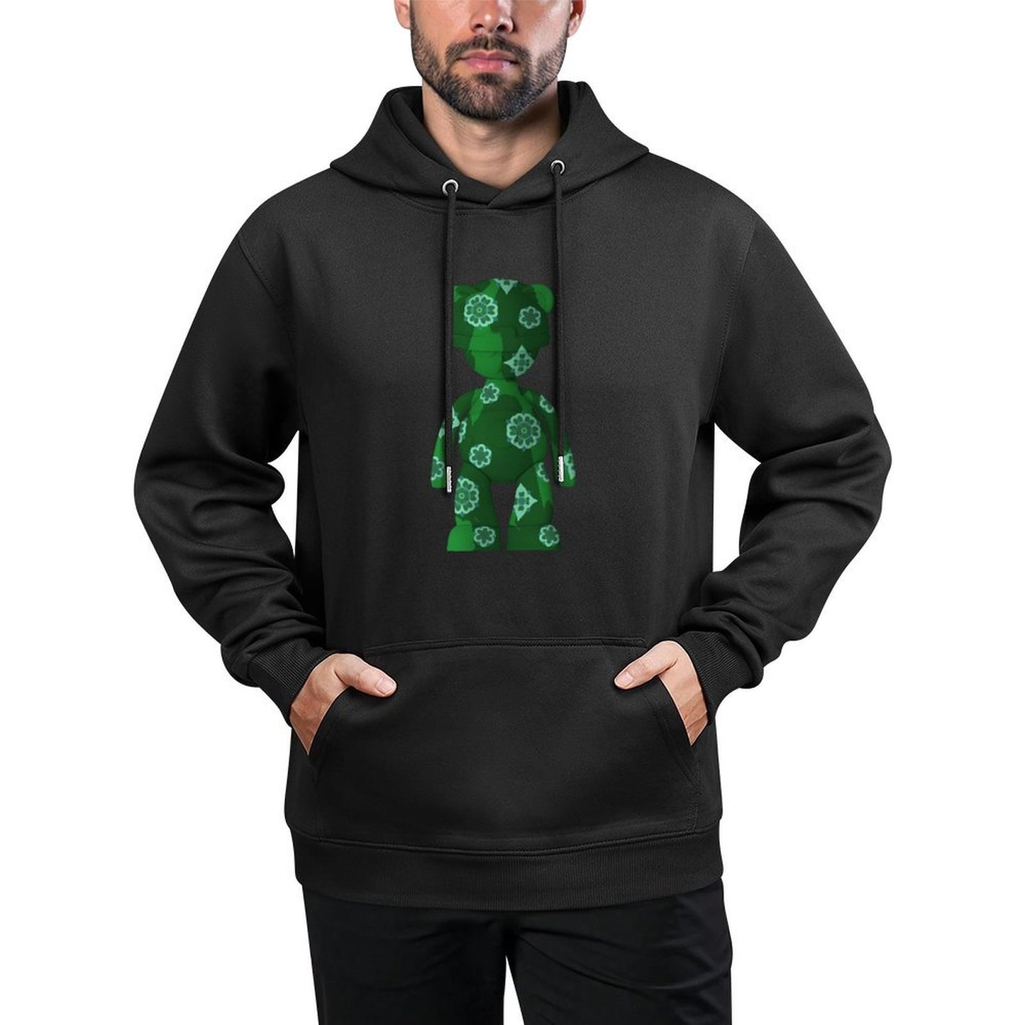 IPIB 250g Hooded Pocket Sweatshirt Front GraphicMen's Hooded  Sweatshirt6000104-3