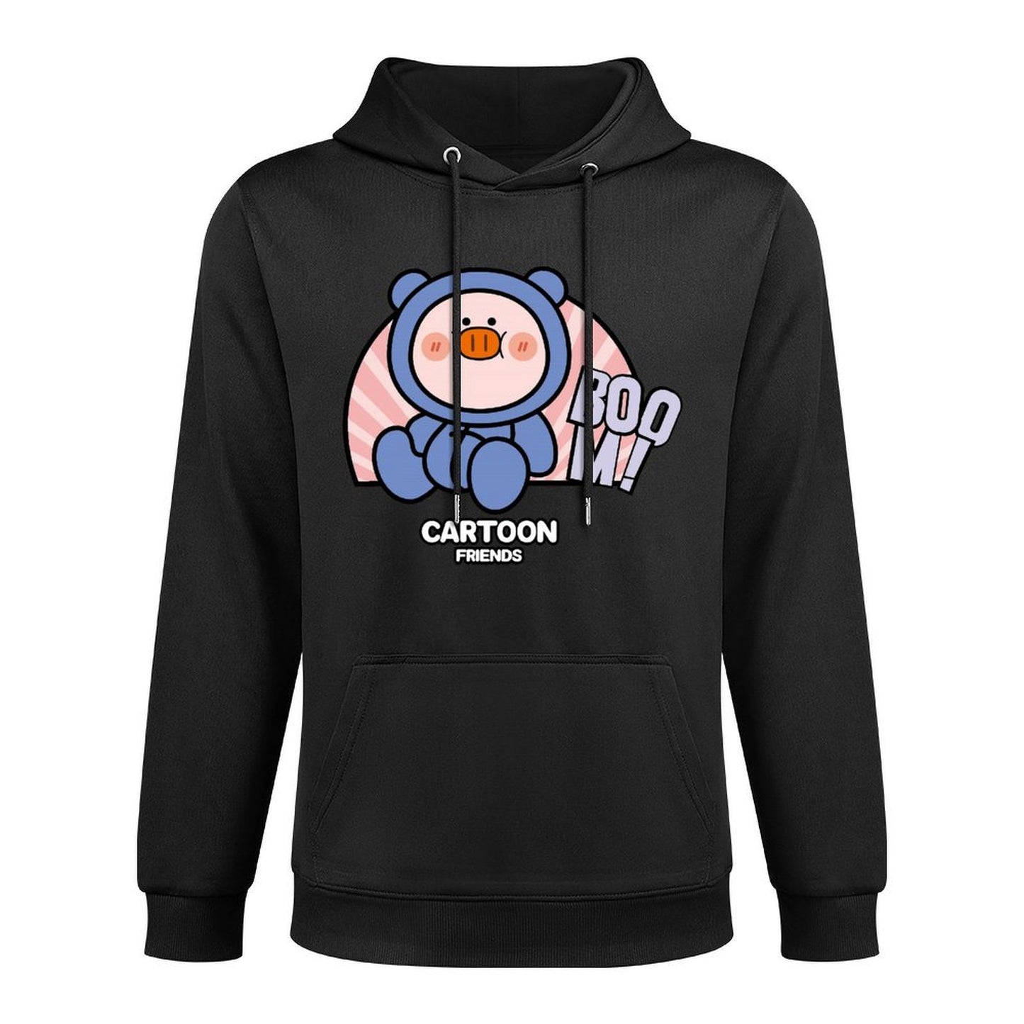Breathable Sleek Front Graphic Hoodies