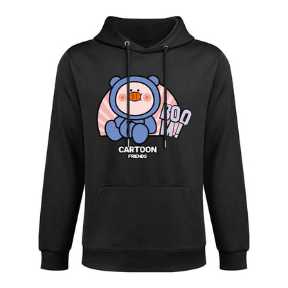 Breathable Sleek Front Graphic Hoodies