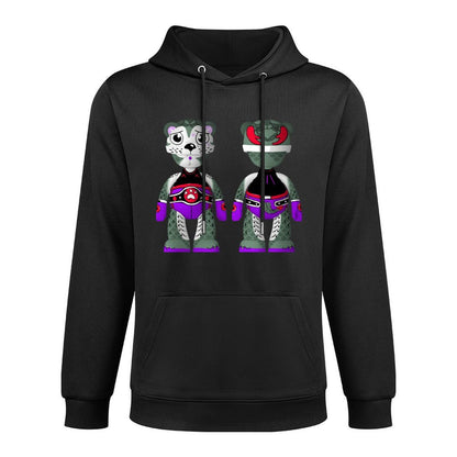 IPIB 250g Hooded Pocket Sweatshirt Front GraphicMen's Hooded  Sweatshirt6000145-5