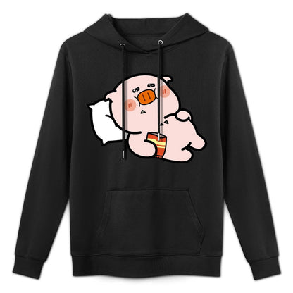 Crewneck ComfortLine Front Graphic Hoodies