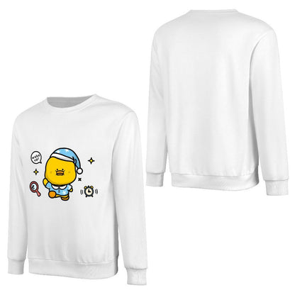 Front Patterned Long Sleeve TopModernFit DailyFit