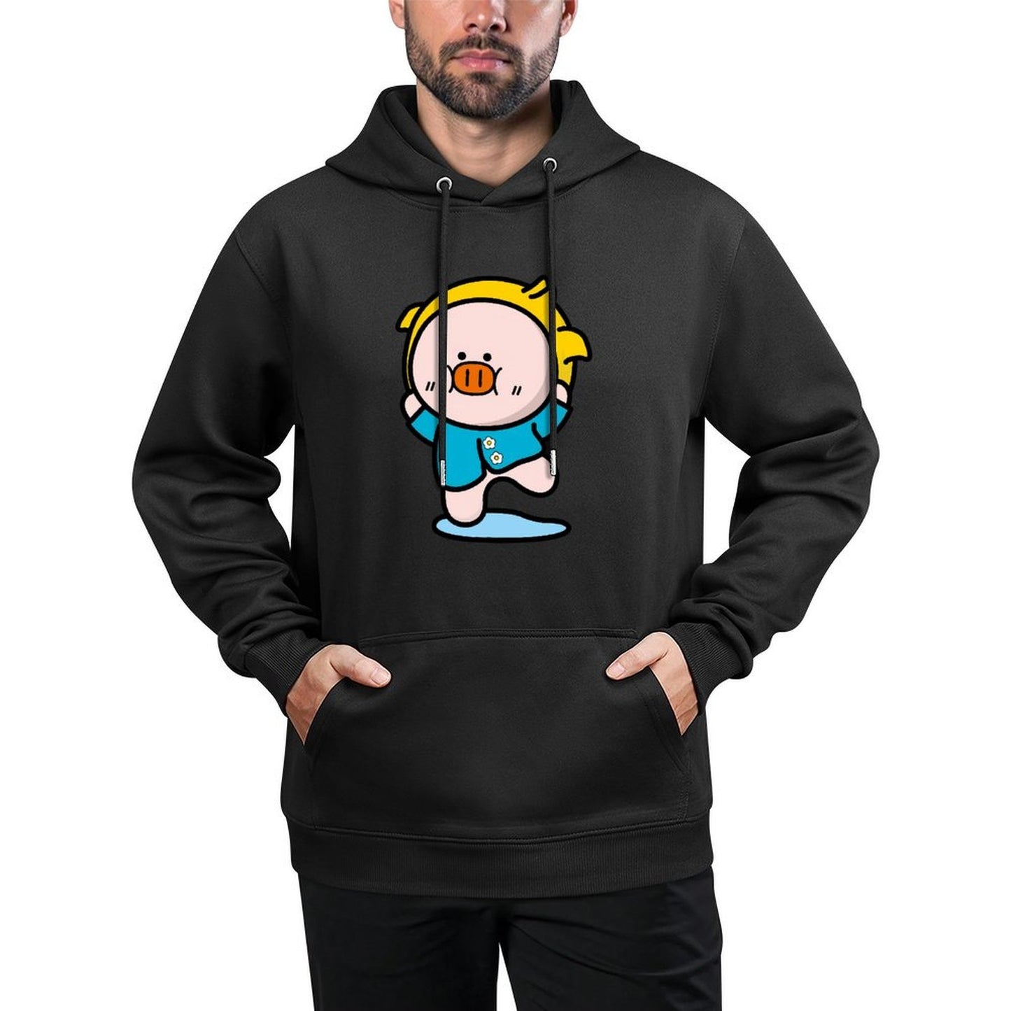 IPBR 250g Hooded Pocket Sweatshirt Front GraphicMen's Hooded  Sweatshirt4001116