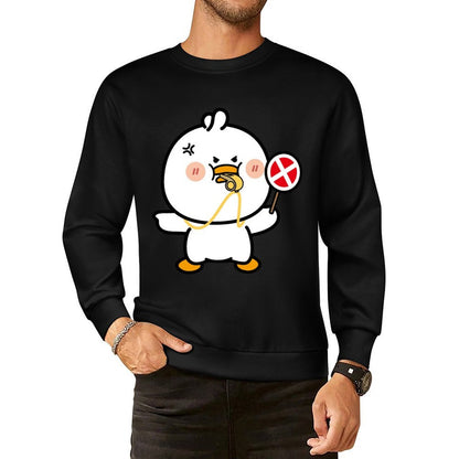 Front Patterned Long Sleeve TopAllSeason Tear-Resistant