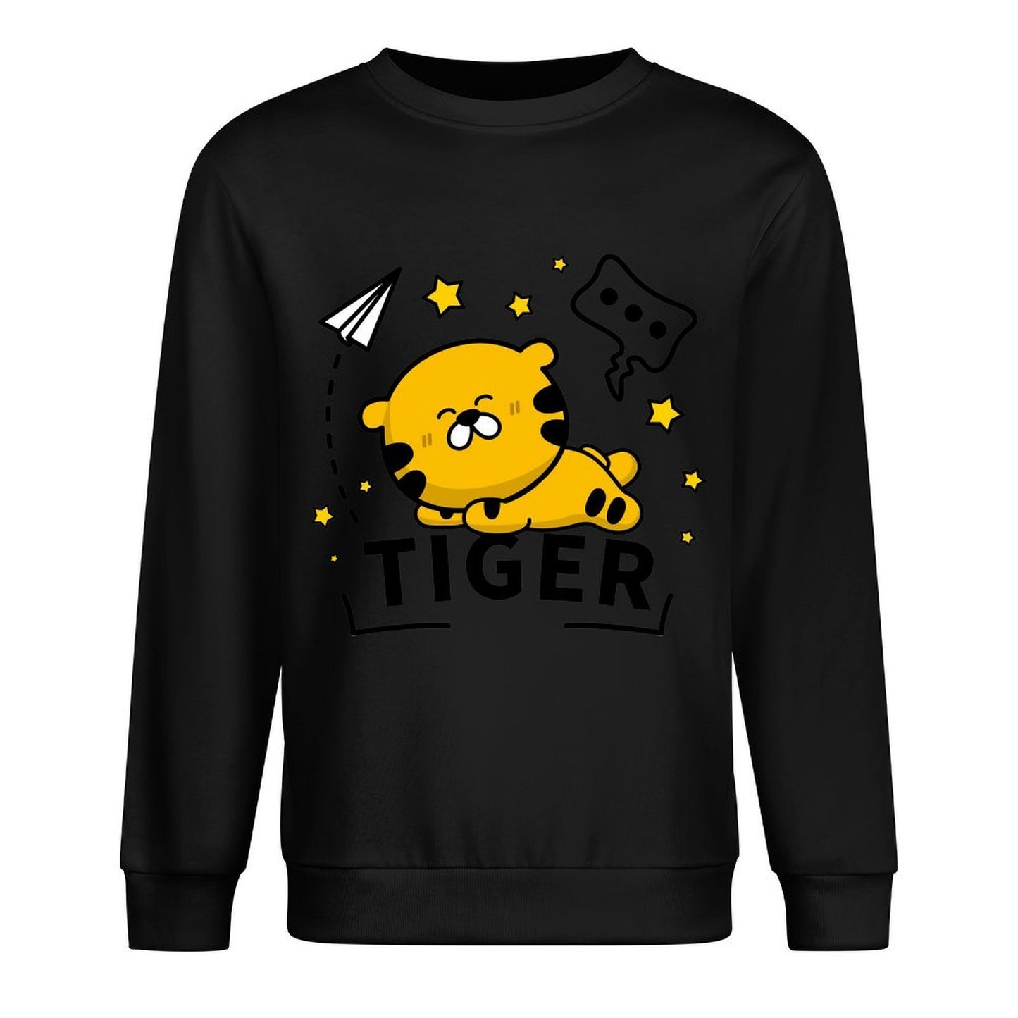 Front Patterned Long Sleeve TopYearRound Retro