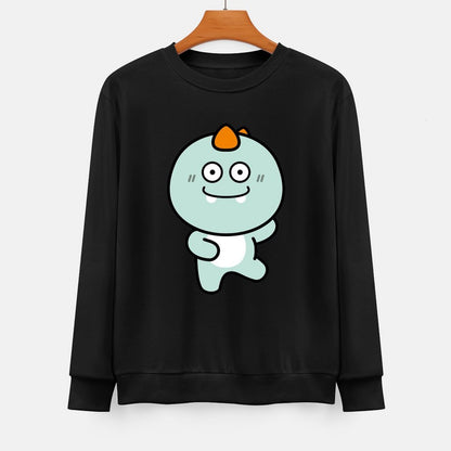  Front Patterned Long Sleeve TopModern 