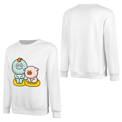 Front Patterned Long Sleeve Top EverydayComfort Fade-Proof