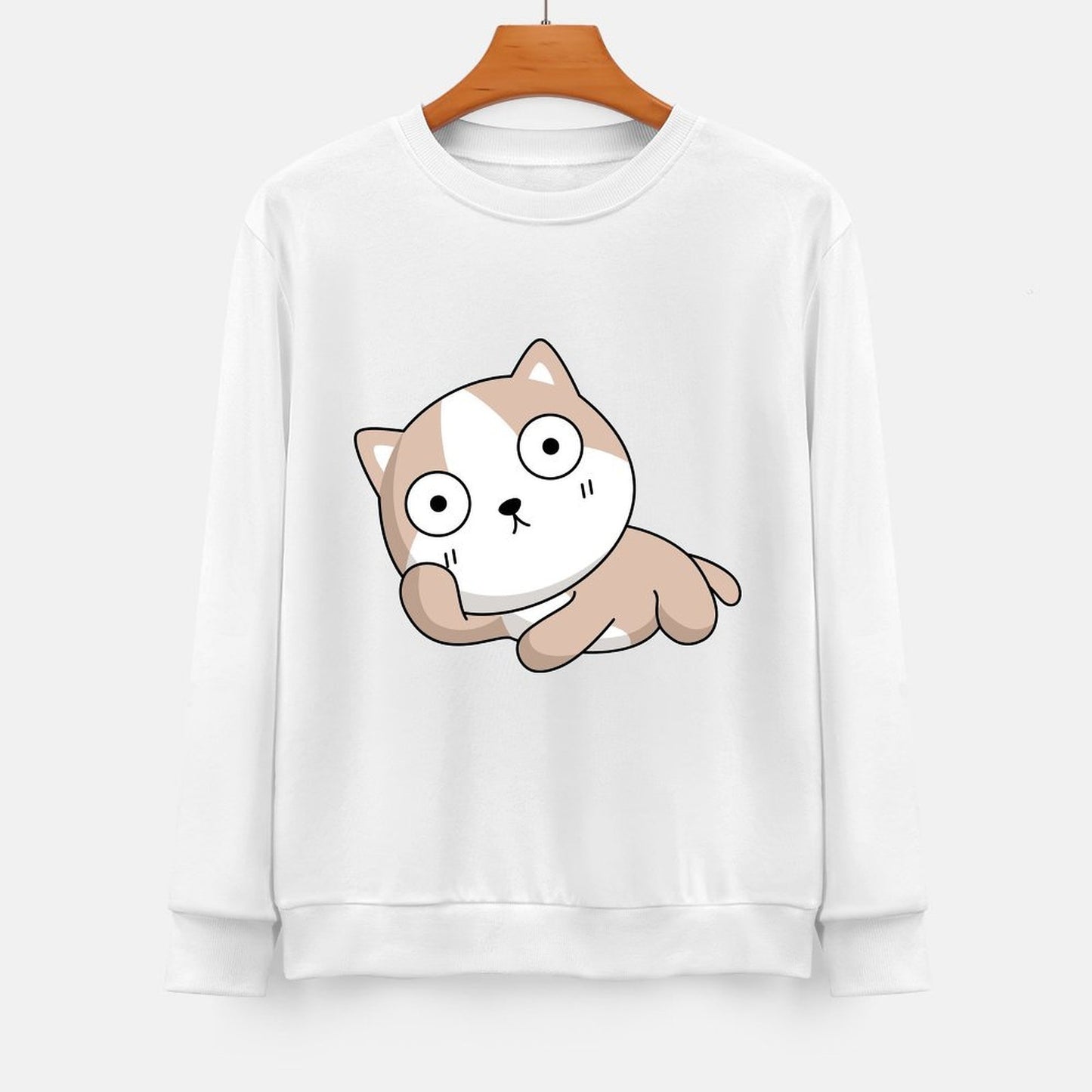 Front Patterned Long Sleeve TopHeritage Regular