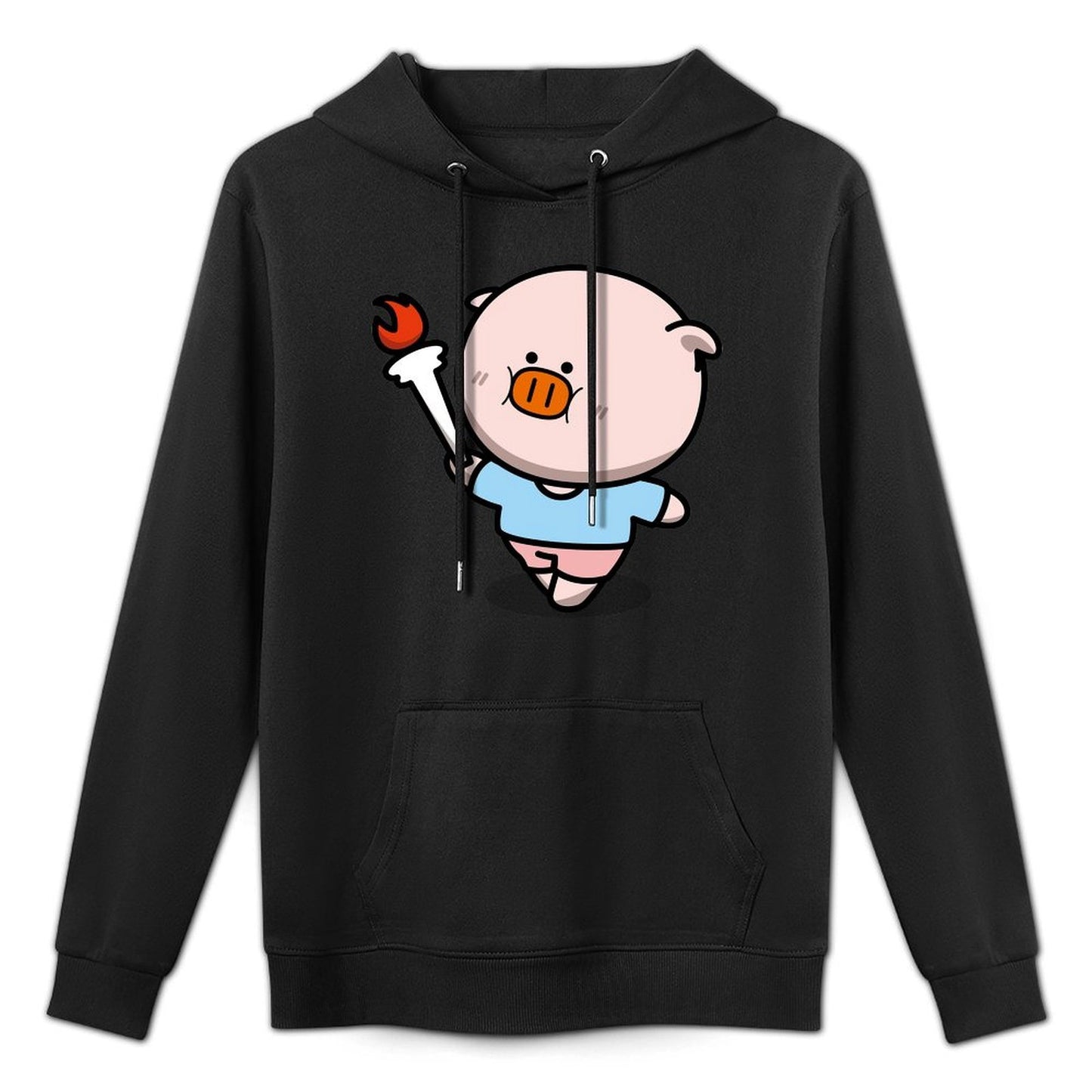 Casual 100% Cotton Front Graphic Hoodies