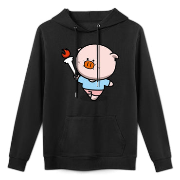 Casual 100% Cotton Front Graphic Hoodies