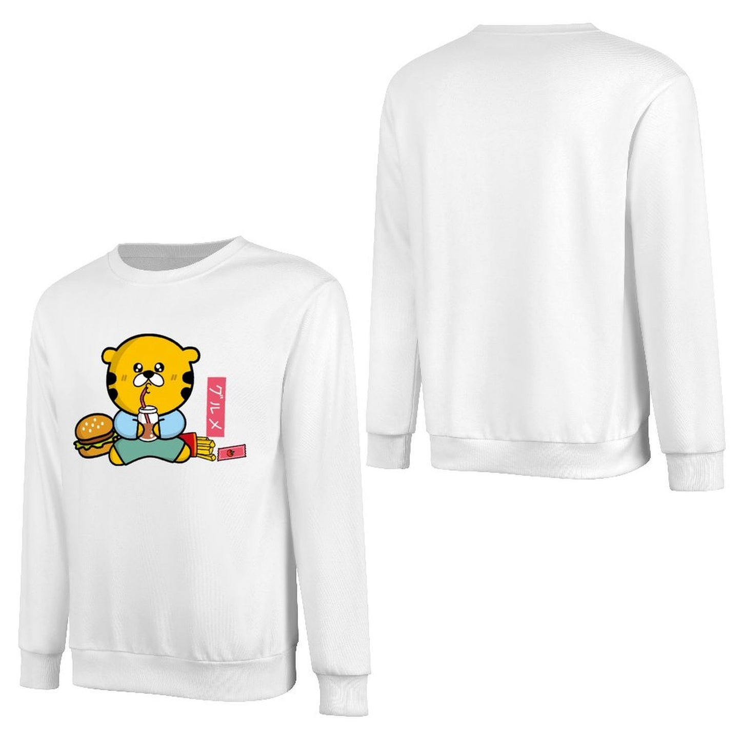 Front Patterned Long Sleeve TopDurable Series