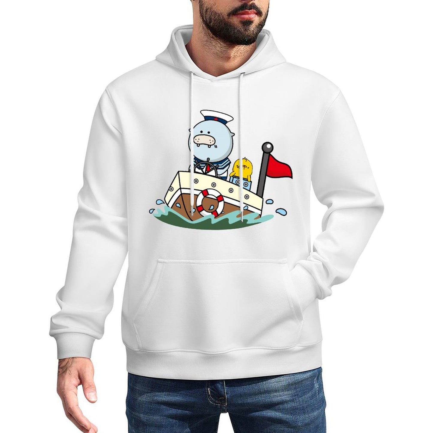 Front Graphic HoodiesSoft Logo-Ready