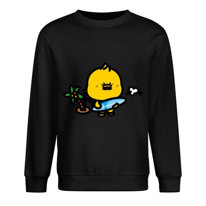 Front Patterned Long Sleeve TopSmoothWear Design-Your-Own