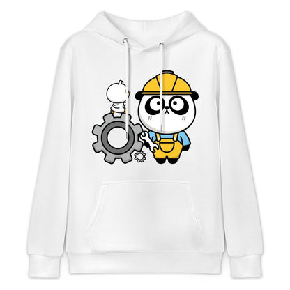 Studio Slim Fit Front Graphic Hoodies