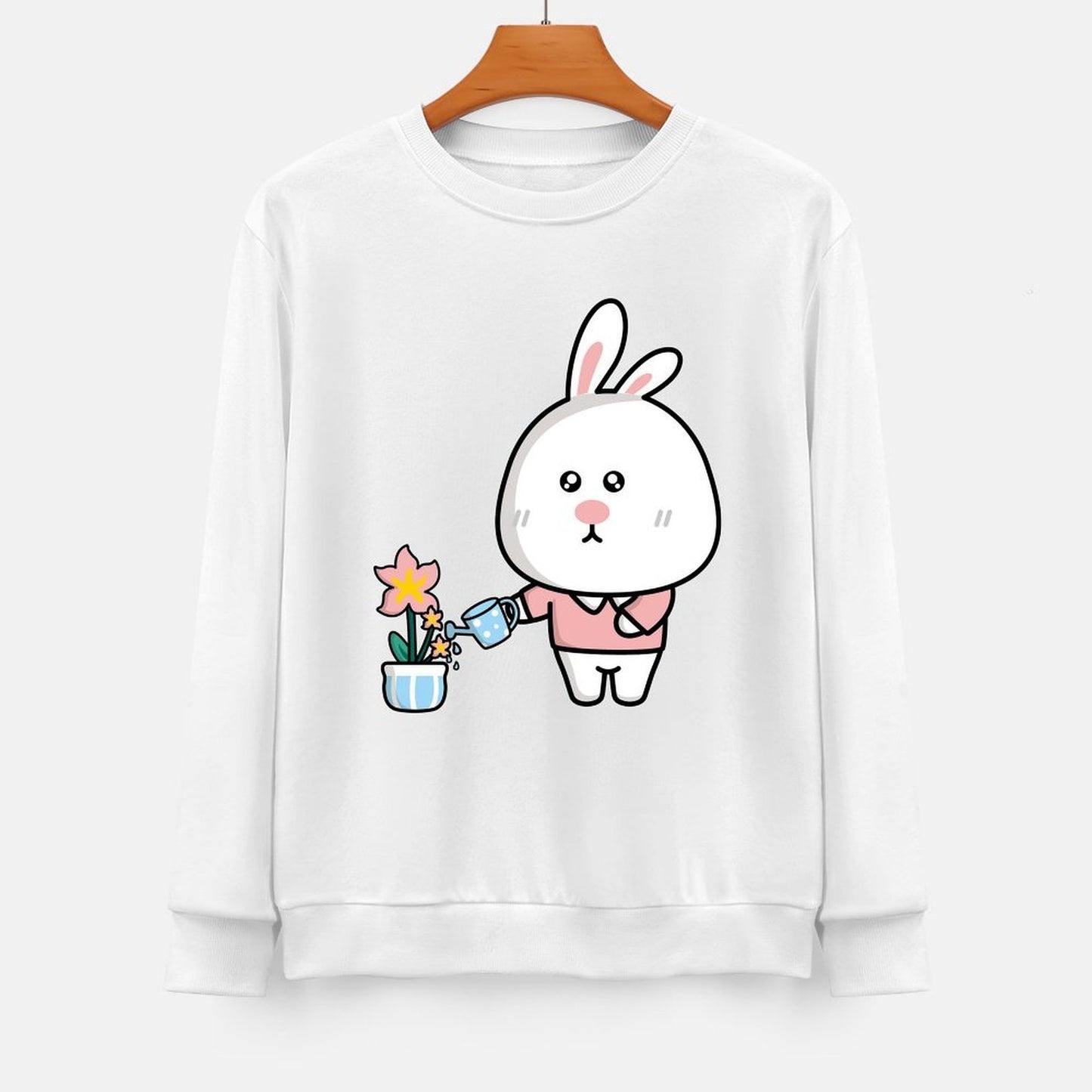 Front Patterned Long Sleeve TopAllSeason Midweight