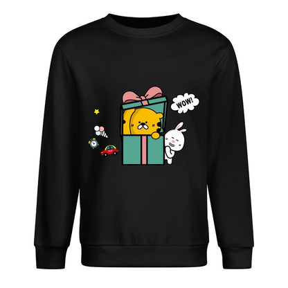 Front Patterned Long Sleeve TopSport Clean Edges