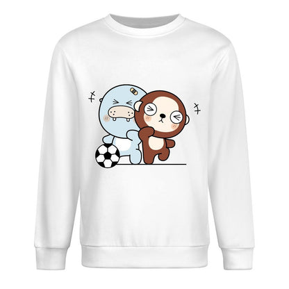 Front Patterned Long Sleeve TopOversized Performance