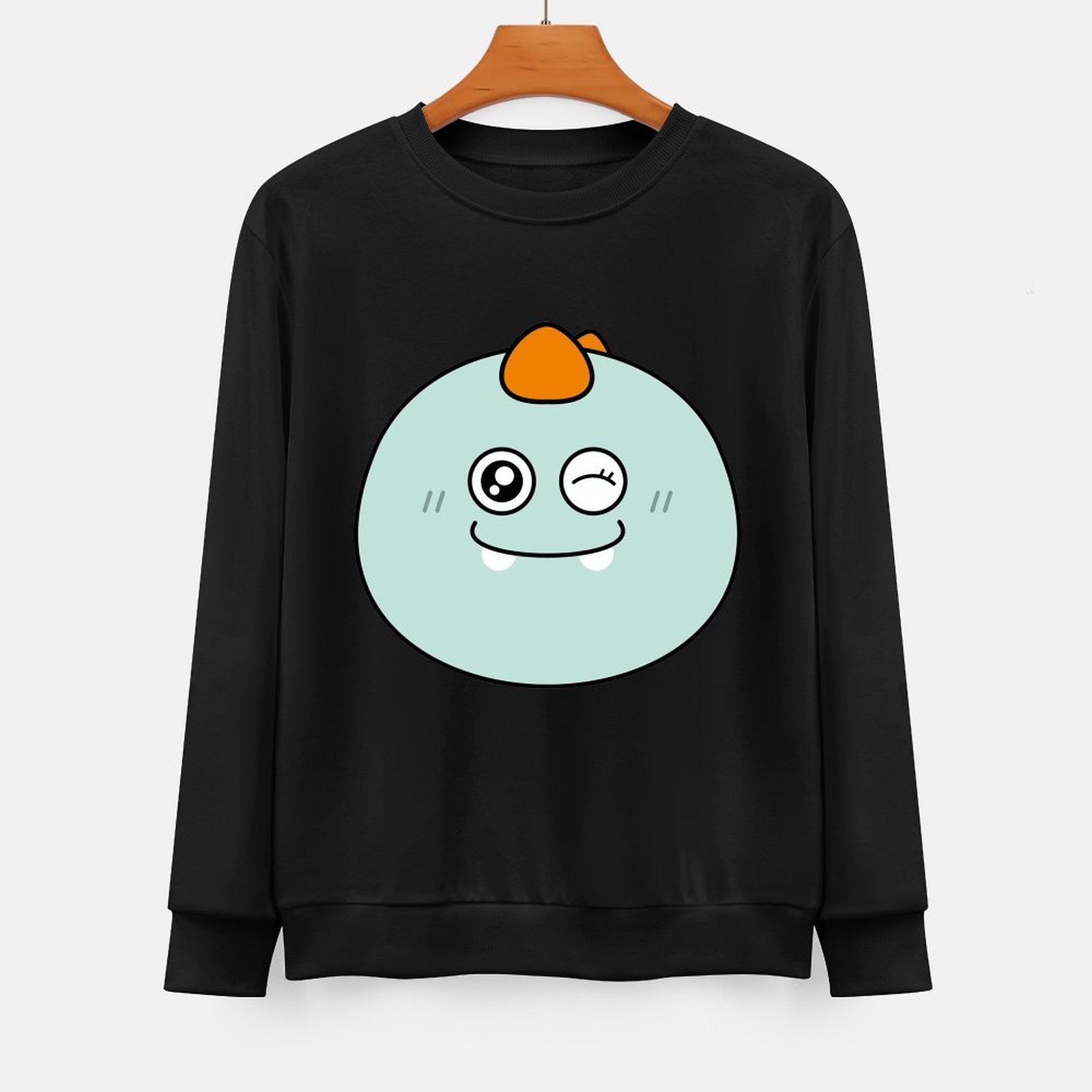  Front Patterned Long Sleeve TopEverydaySeries ClassicStyle