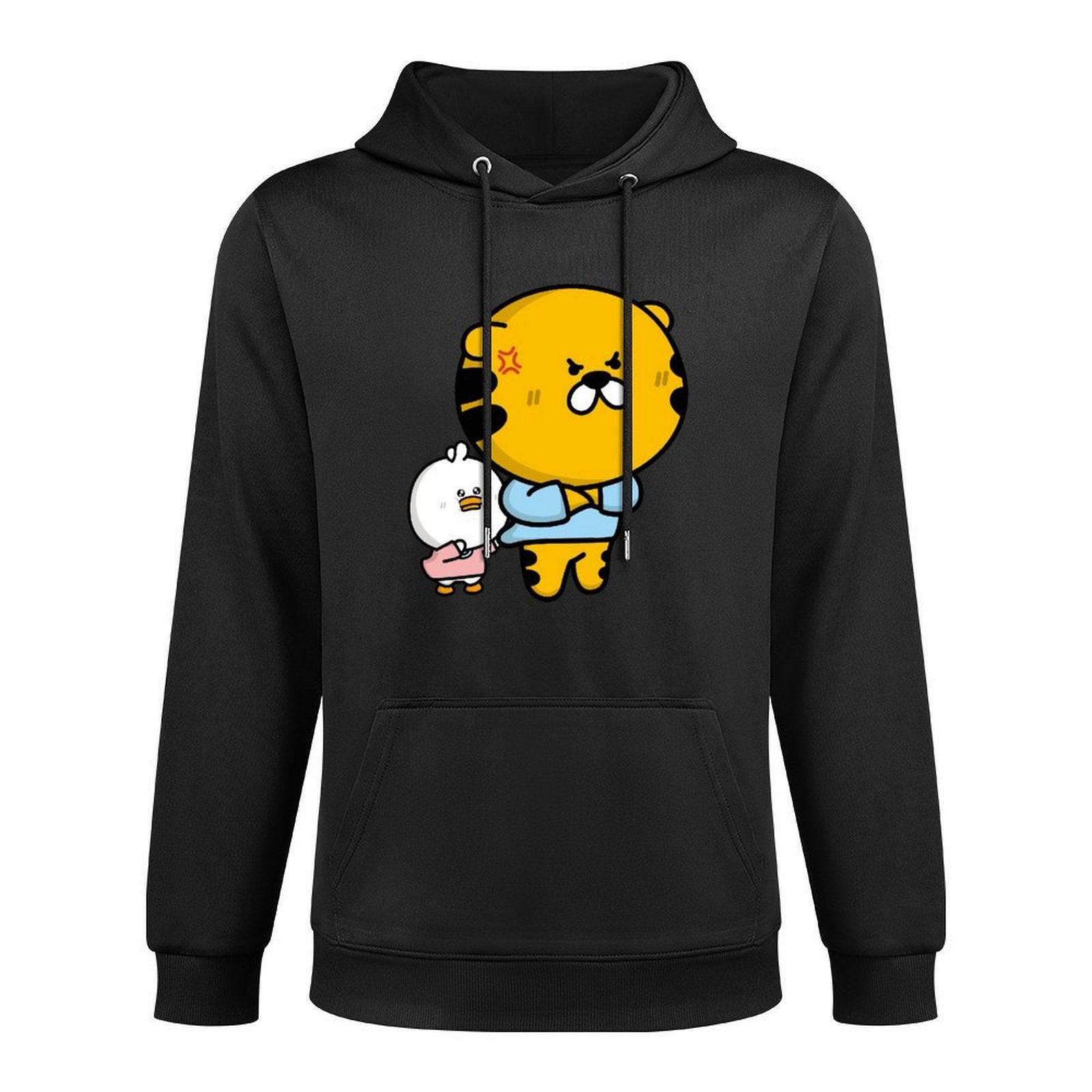  Crewneck Front Graphic Hoodies