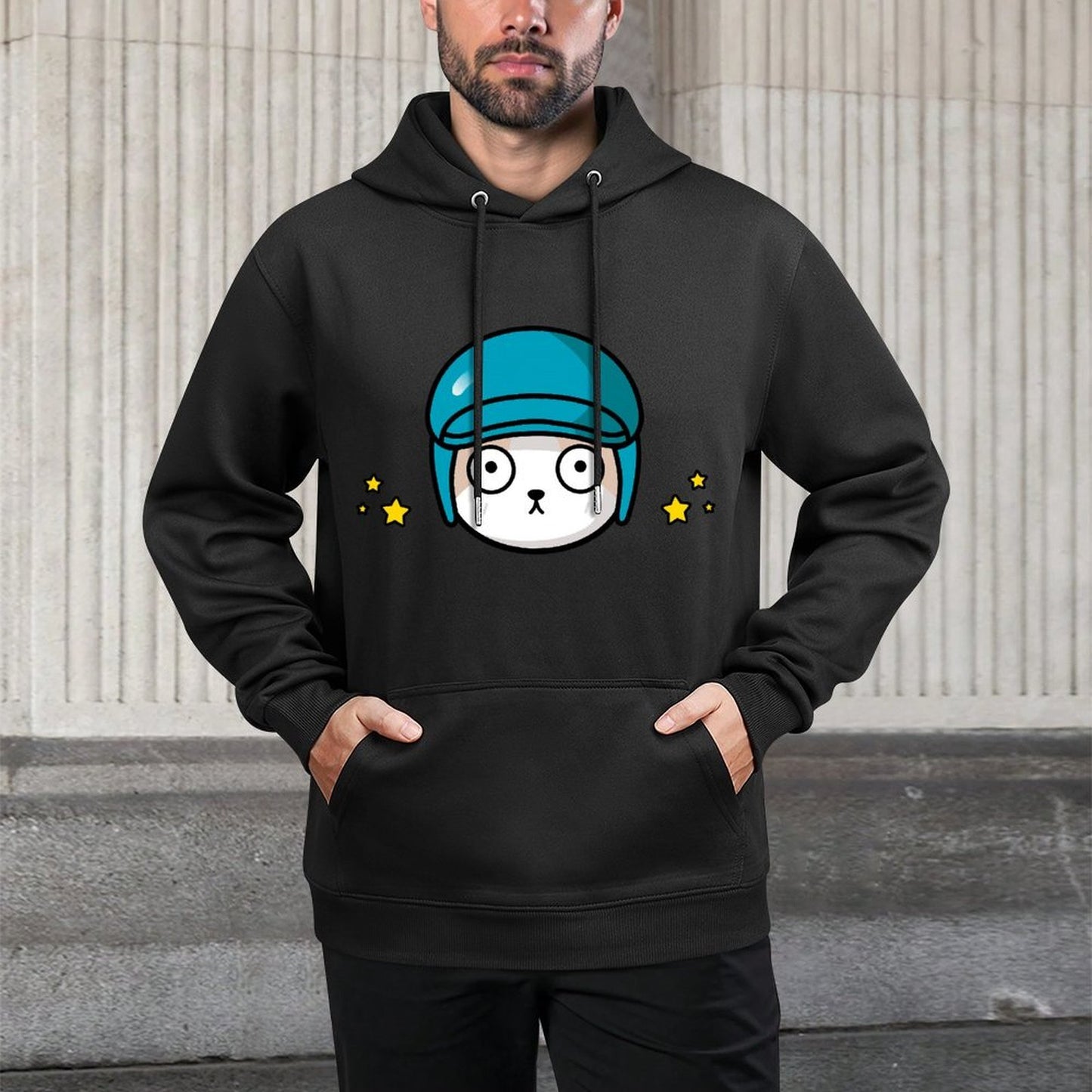 Batch-Printed Performance Front Graphic Hoodies