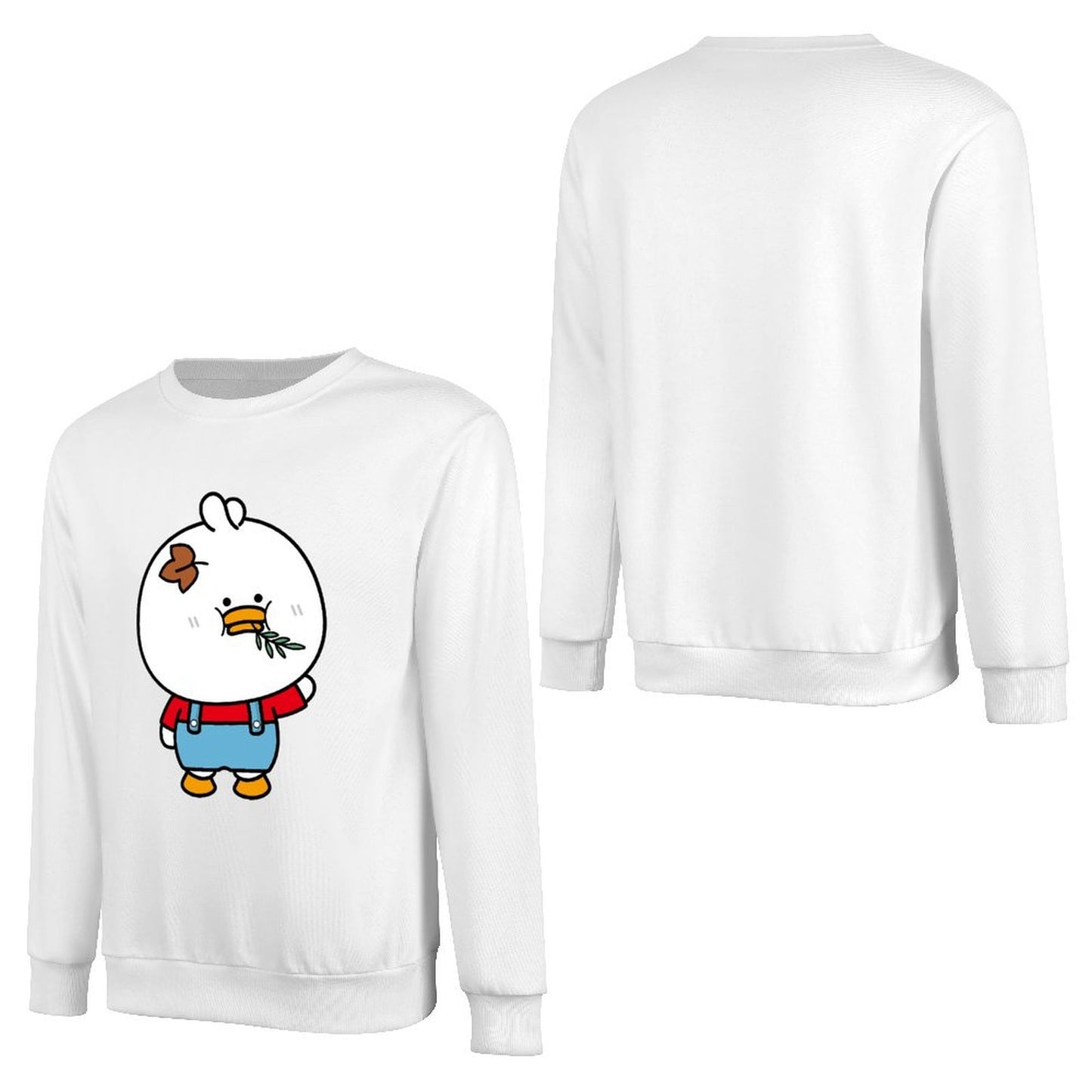 Front Patterned Long Sleeve TopCasual Promotional