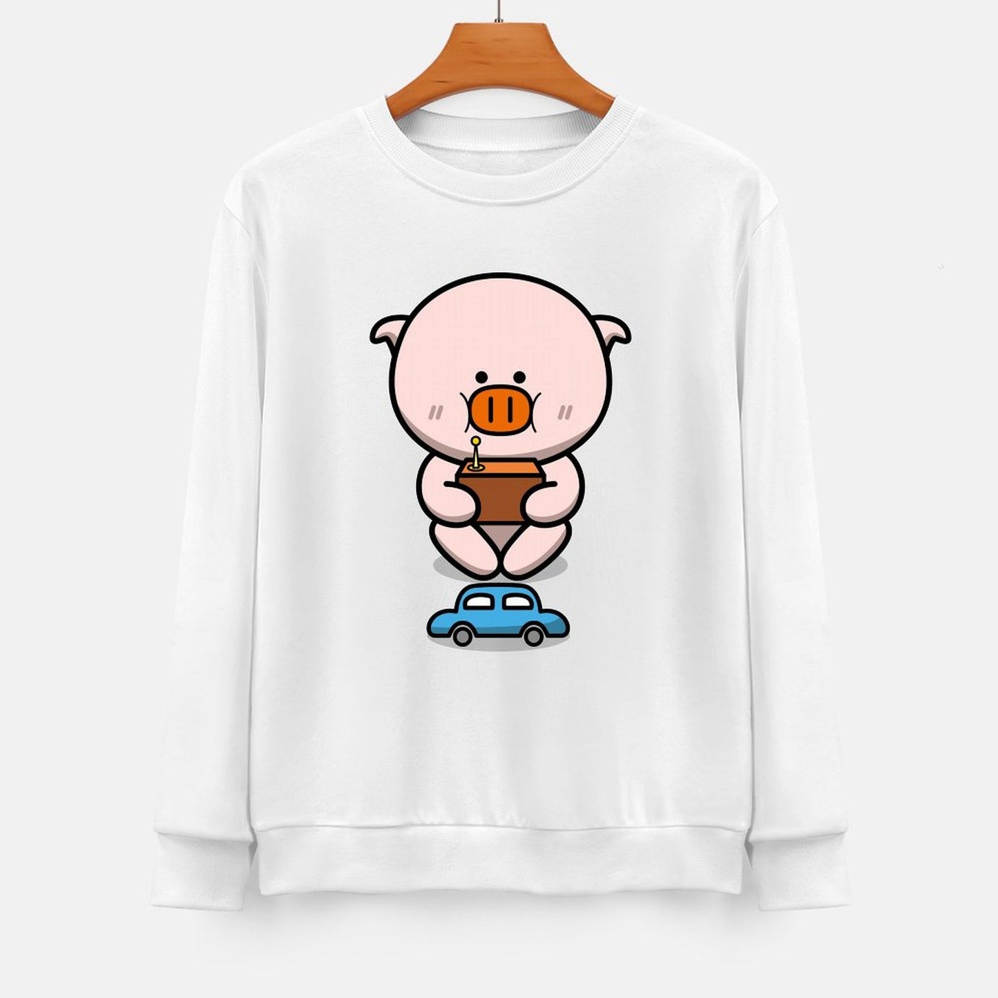 Front Patterned Long Sleeve TopAllDay Retro