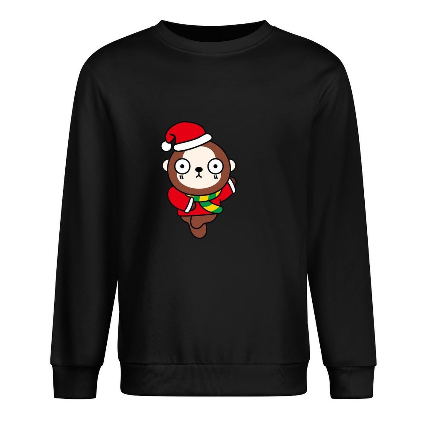 Front Patterned Long Sleeve TopEco / Sustainable Crew Neck