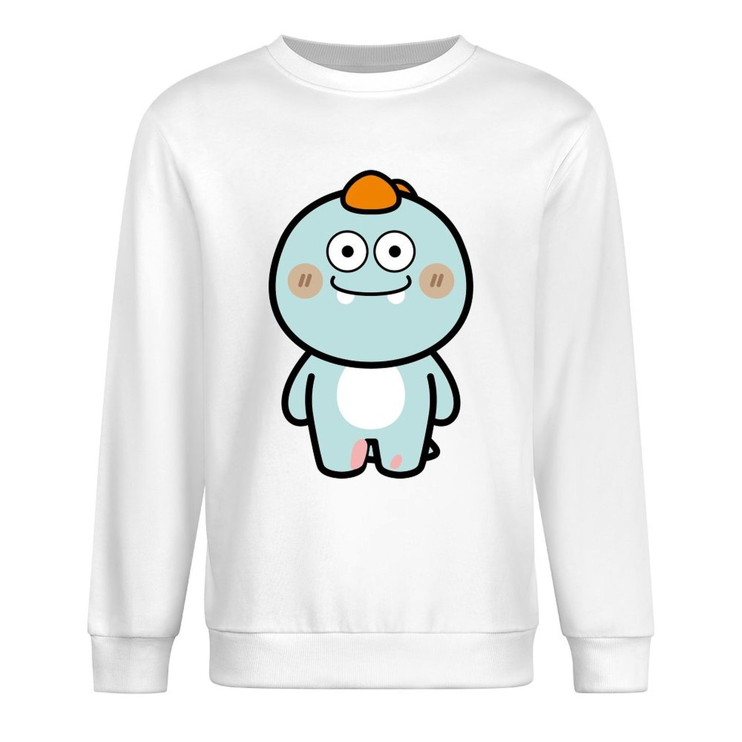 Front Patterned Long Sleeve TopLooseFit StreetFit