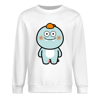 Front Patterned Long Sleeve TopLooseFit StreetFit