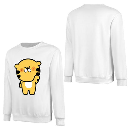 Front Patterned Long Sleeve TopSolid Minimalist